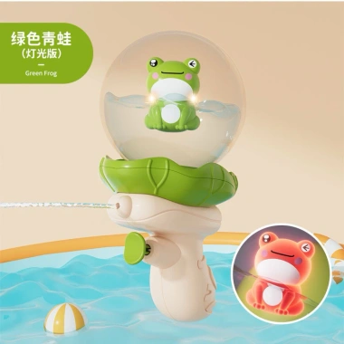 Đồ chơi súng phun nước phi hành gia phát sáng, cho bé – Mát lạnh, ánh sáng rực