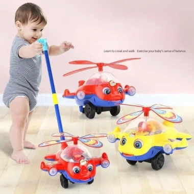 Đồ chơi tập đi NAMSHEVA – Máy bay đẩy tay, chuông tương tác, xe đẩy tháo rời cho bé 6