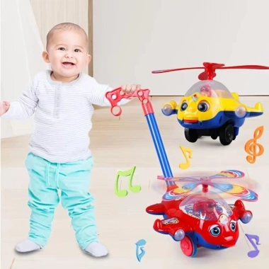 Đồ chơi tập đi NAMSHEVA – Máy bay đẩy tay, chuông tương tác, xe đẩy tháo rời cho bé 8