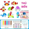 Đồ chơi thủ công tô màu - Bộ vẽ tranh gel nước tự làm, móc khóa cho bé, 50.000đ 9
