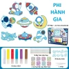 Đồ chơi thủ công tô màu - Bộ vẽ tranh gel nước tự làm, móc khóa cho bé, 50.000đ 10