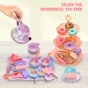 Đồ chơi tiệc Trà Bánh Ngựa Pony-Tea Set 48 chi tiết nhôm có khay, tháp bánh - Tiệm Nhà Sóc 239k 7