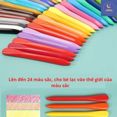 Đồ chơi tô màu CRAYON – Bút sáp hữu cơ an toàn, thân thiện bé, tập tô – 42.000₫ 3