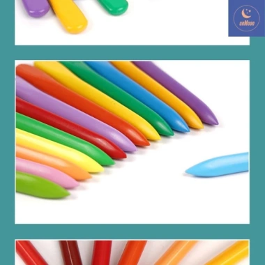 Đồ chơi tô màu CRAYON – Bút sáp hữu cơ an toàn, thân thiện bé, tập tô – 42.000₫ 5