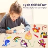 Đồ chơi tô màu móc treo khóa cho bé - Thủ công sáng tạo cao cấp, giảm giá 62.499 VND