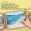 Đồ chơi tô màu nước ma thuật tự xóa 2 in 1 kèm bóc dán đa chủ đề cho bé giá 89.000đ 3
