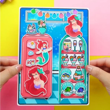 Đồ chơi Toca Aried Quite Book - Học liệu búp bê H22 giấy cao cấp, giá 169k 6