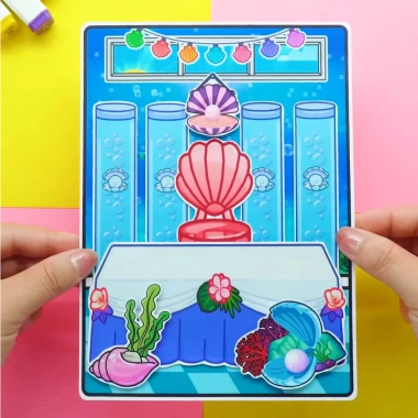 Đồ chơi Toca Aried Quite Book - Học liệu búp bê H22 giấy cao cấp, giá 169k 7