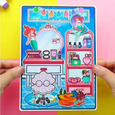 Đồ chơi Toca Aried Quite Book - Học liệu búp bê H22 giấy cao cấp, giá 169k 9
