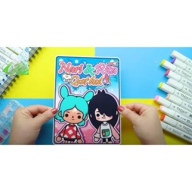 Đồ chơi Toca Life World Quiet Book 30 Ngôi nhà búp bê giấy Nari vs Rita - Giá ưu đãi 140.000 6