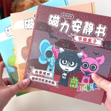 Đồ chơi tranh dán nam châm Sprunki cỡ lớn cho bé, sticker và sách dán nhân vật hoạt hình, giá ưu đãi 34.999