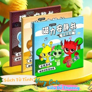 Đồ chơi tranh dán nam châm Sprunki cỡ lớn cho bé, sticker và sách dán nhân vật hoạt hình, giá ưu đãi 34.999 4 Đồ chơi tranh dán nam châm Sprunki cỡ lớn cho bé, sticker và sách dán nhân vật hoạt hình, giá ưu đãi 34.999 4