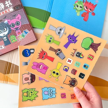 Đồ chơi tranh dán nam châm Sprunki cỡ lớn cho bé, sticker và sách dán nhân vật hoạt hình, giá ưu đãi 34.999 8 Đồ chơi tranh dán nam châm Sprunki cỡ lớn cho bé, sticker và sách dán nhân vật hoạt hình, giá ưu đãi 34.999 8