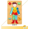 Đồ Chơi Tranh Ghép Hình Gỗ Nổi 3D Đa Dạng Mẫu - Học Vừa Chơi, Giá Đãi 30.000 VND 2