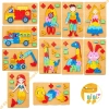 Đồ Chơi Tranh Ghép Hình Gỗ Nổi 3D Đa Dạng Mẫu - Học Vừa Chơi, Giá Đãi 30.000 VND 7