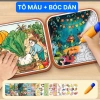 Đồ chơi tranh tô màu nước ma thuật, học liệu bóc dán, bộ vẽ nhiều chủ đề cho bé 68.000₫ 5