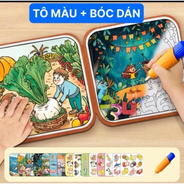 Đồ chơi tranh tô màu nước ma thuật, học liệu bóc dán, bộ vẽ nhiều chủ đề cho bé 68.000₫ 5 Đồ chơi tranh tô màu nước ma thuật, học liệu bóc dán, bộ vẽ nhiều chủ đề cho bé 68.000₫ 5
