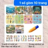 Đồ chơi tranh tô màu nước ma thuật, học liệu bóc dán, bộ vẽ nhiều chủ đề cho bé 68.000₫ 7