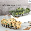 Đồ chơi trẻ em xe tăng robot tự động, chạy bánh đà, bọc thép - Giá 90.199₫ 6