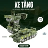 Đồ chơi trẻ em xe tăng robot tự động, chạy bánh đà, bọc thép - Giá 90.199₫ 10