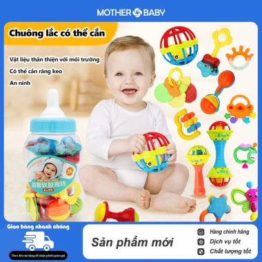 Đồ chơi trẻ sơ sinh phát triển bộ 9 món lục lắc hình thù ngộ nghĩnh - Giá ưu đãi 83.199 VND 4
