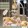 Đồ chơi treo nôi xoay 360° cho bé – Kích thích thị giác, hộp nhạc, tự tắt – Giá ưu đãi 329.000₫