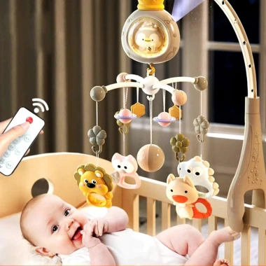 Đồ chơi treo nôi xoay 360° cho bé – Kích thích thị giác, hộp nhạc, tự tắt – Giá ưu đãi 329.000₫ 5