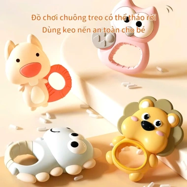Đồ chơi treo nôi xoay 360° cho bé – Kích thích thị giác, hộp nhạc, tự tắt – Giá ưu đãi 329.000₫ 8