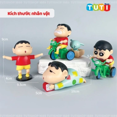 Đồ chơi vặn cót Shinosuke Capybara và Gấu Trúc Dễ thương, giáo dục cho bé, giá 35.000₫