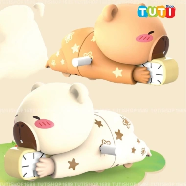Đồ chơi vặn cót Shinosuke Capybara và Gấu Trúc Dễ thương, giáo dục cho bé, giá 35.000₫