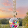 Đồ chơi vẹt bóng treo không cắn phá lồng - TPE an toàn, mài mỏ giảm chán cho lovebird, giảm 20% 8