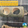 Đồ chơi vẹt hamster Ống chui tre tự nhiên - Giảm stress, gặm an toàn, chống buồn chán