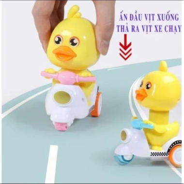 Đồ chơi vịt chạy xe Vespa không cần pin – Giá ưu đãi 38.000 VNĐ