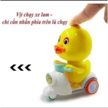 Đồ chơi vịt chạy xe Vespa không cần pin – Giá ưu đãi 38.000 VNĐ