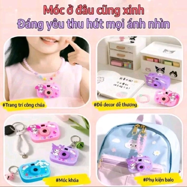 Đồ chơi vòng cổ máy ảnh chiếu hình cho bé, tặng vòng tay, giảm còn 45k, phát triển sáng tạo 7