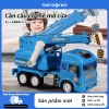 Đồ chơi xe cần cẩu bánh đà xoay 360 độ, xe công trình, bồn có đèn nhạc, giảm giá 174.199₫