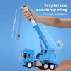 Đồ chơi xe cần cẩu bánh đà xoay 360 độ, xe công trình, bồn có đèn nhạc, giảm giá 174.199₫ 4
