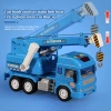 Đồ chơi xe cần cẩu bánh đà xoay 360 độ, xe công trình, bồn có đèn nhạc, giảm giá 174.199₫ 5