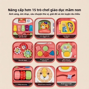 Đồ chơi xe lửa đa chức năng 6‑12 tháng – Tập đi, chống chân vòng, quà tặng giáo dục 3 Đồ chơi xe lửa đa chức năng 6‑12 tháng – Tập đi, chống chân vòng, quà tặng giáo dục 3