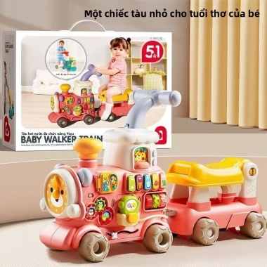 Đồ chơi xe lửa đa chức năng 6‑12 tháng – Tập đi, chống chân vòng, quà tặng giáo dục 4 Đồ chơi xe lửa đa chức năng 6‑12 tháng – Tập đi, chống chân vòng, quà tặng giáo dục 4