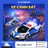 Đồ chơi xe ô tô cảnh sát biến hình xoay 360 tự động, có đèn nhạc – Giá 139.000đ