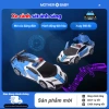 Đồ chơi xe ô tô cảnh sát biến hình xoay 360 tự động, có đèn nhạc – Giá 139.000đ 3