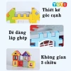 Đồ chơi xếp hình 3D sáng tạo - Khối xây dựng lắp ghép kiến trúc, giá 52.000đ giảm mạnh 6