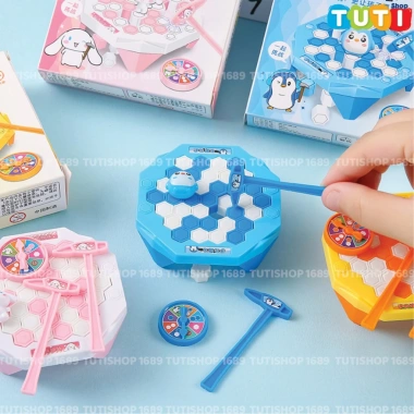 Đồ chơi xếp hình Chim Cánh Cụt Phá Băng - Đập tường, tháo lắp tương tác, giải trí 24.500 VND