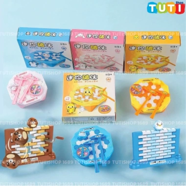 Đồ chơi xếp hình Chim Cánh Cụt Phá Băng - Đập tường, tháo lắp tương tác, giải trí 24.500 VND