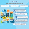Đồ chơi xúc cát du lịch biển - Xây lâu đài cát, xô nước, bình tưới cho bé trai, gái QC Store 3