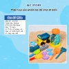 Đồ chơi xúc cát du lịch biển - Xây lâu đài cát, xô nước, bình tưới cho bé trai, gái QC Store 10