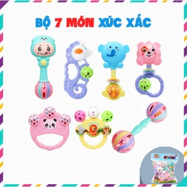 Đồ chơi xúc sắc 7 món Giá chỉ 15.000₫, chất lượng cao, phù hợp mọi lứa tuổi