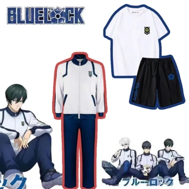 Đồ Cosplay Blue Lock Áo Khoác Học Sinh 3D - Bộ Thể Thao Dễ Phối, Giá Ưu Đãi 165k
