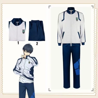 Đồ Cosplay Blue Lock Áo Khoác Học Sinh 3D - Bộ Thể Thao Dễ Phối, Giá Ưu Đãi 165k 2 Đồ Cosplay Blue Lock Áo Khoác Học Sinh 3D - Bộ Thể Thao Dễ Phối, Giá Ưu Đãi 165k 2